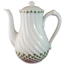 Kaffeekanne Kanne 1,4 L Haviland Limoges Torse Trefle Vert Kleeblatt gebraucht - sehr gut