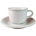 Tasse Espressotasse mit Untertasse Arzberg Daily Weiß gebraucht - sehr gut