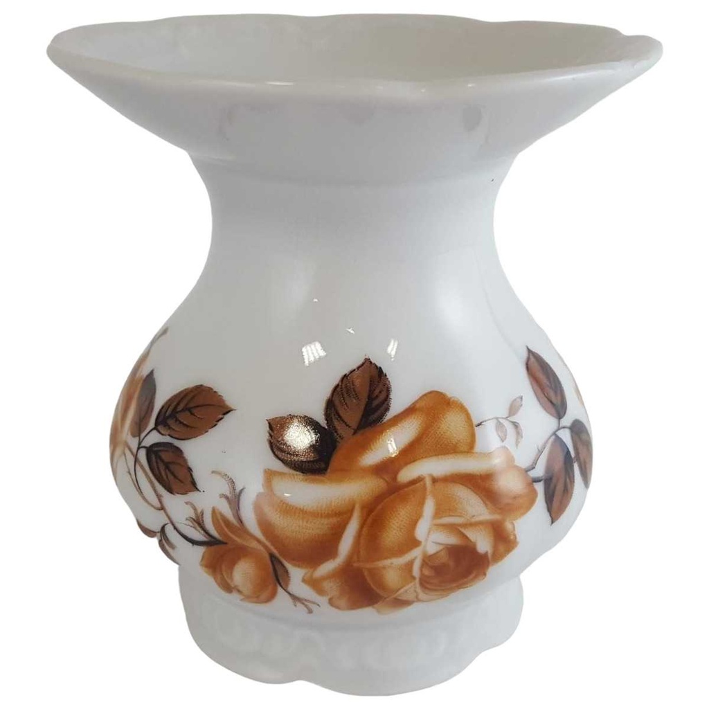 Kerzenhalter Mitterteich Form 110 Braune Rose gebraucht - sehr gut