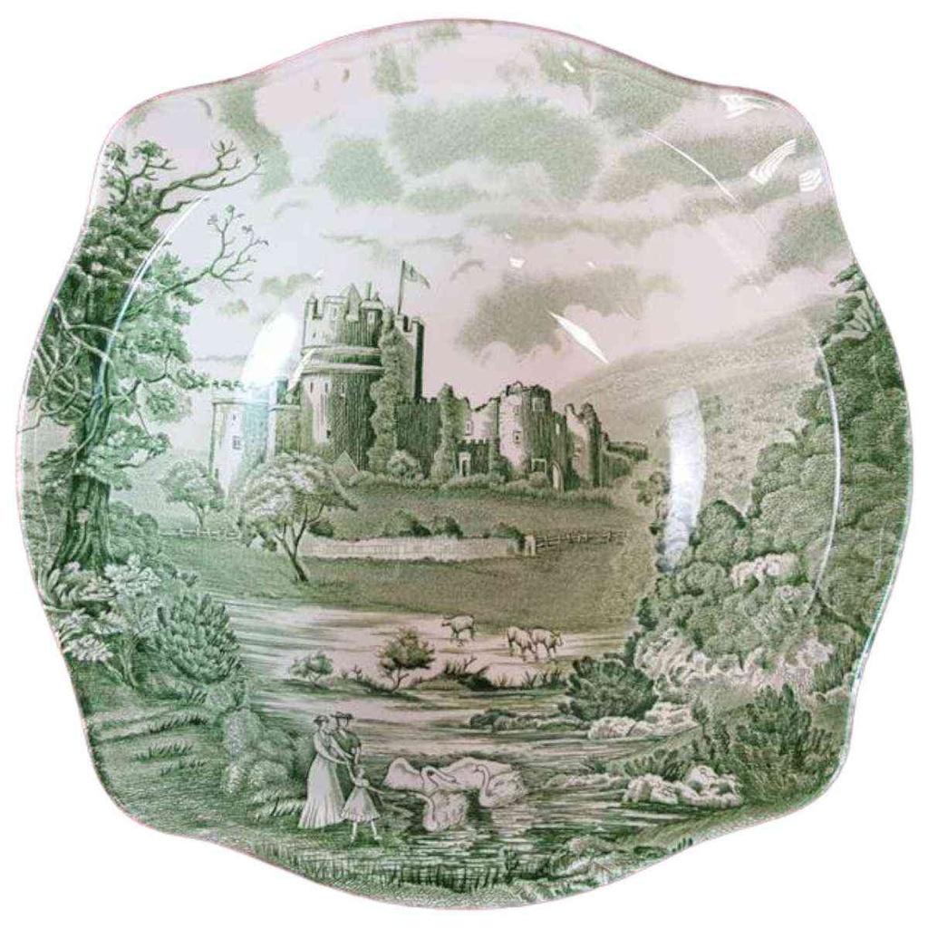 [45815136] Schüssel Servierschüssel Johnson Bros Castle Story Grün