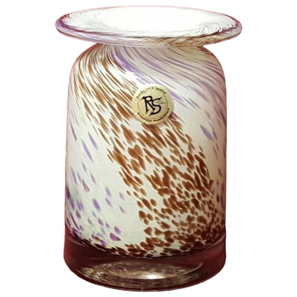 [45815147] RS Collection Handarbeit Kristallglas Mundgeblasen Vase H 13,3 cm