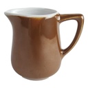Milchkännchen Walküre Form 604 braun Weiß gebraucht - gut
