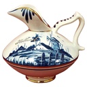 Delfts blue Made in Holland Karaffe Kanne mit Goldrand klein H 8,6 cm