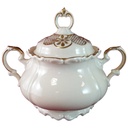 Zuckerdose Goldrand Edelstein Bavaria Maria Theresia 15477 gebraucht - gut