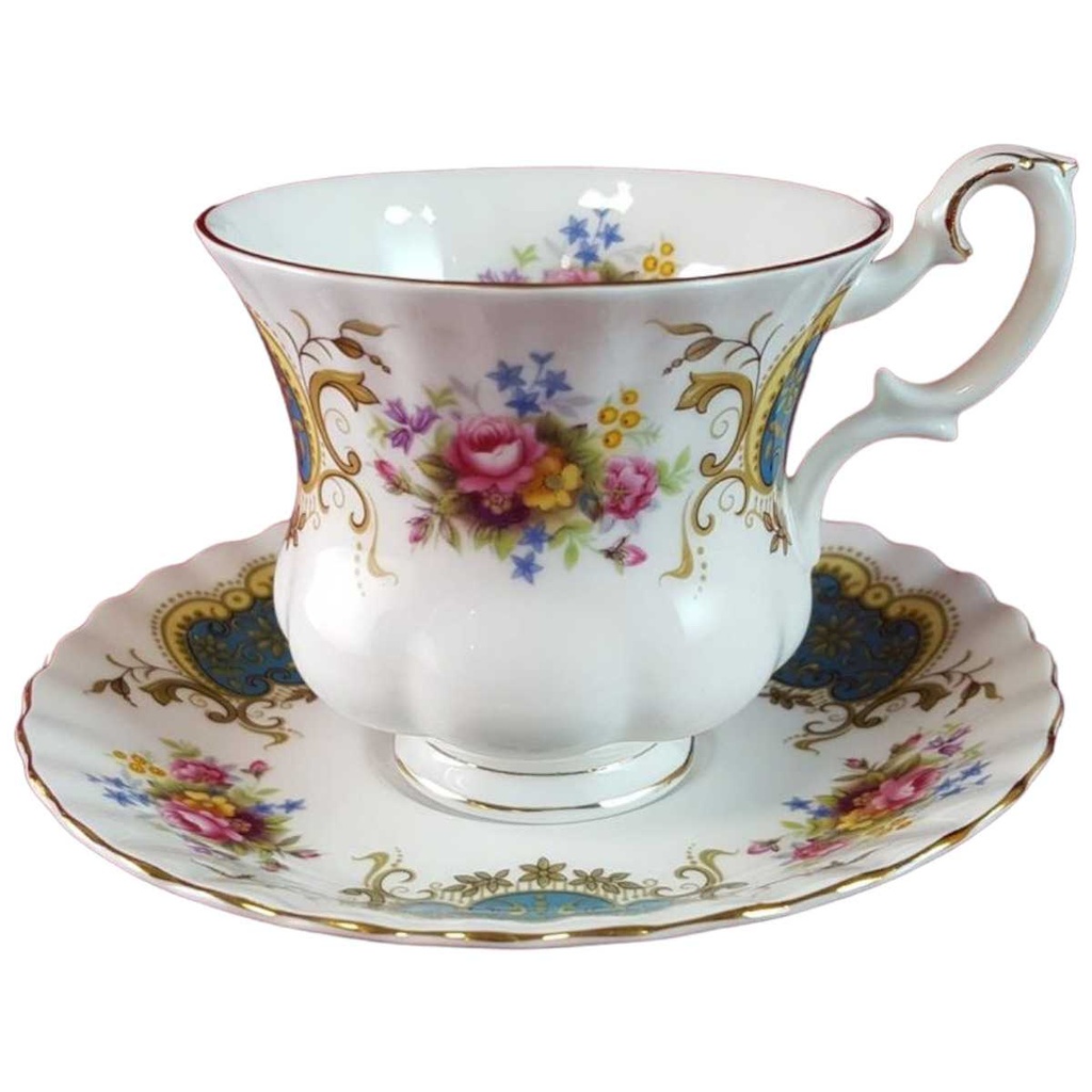 [45815220] Kaffeetasse mit Untertasse Tasse klein Royal Albert Berkeley gebraucht - sehr gut