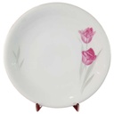 Kuchenteller Dessertteller Frühstücksteller Goldrand 19,8 cm Zeh Scherzer Rote Rose mit gebraucht - gut