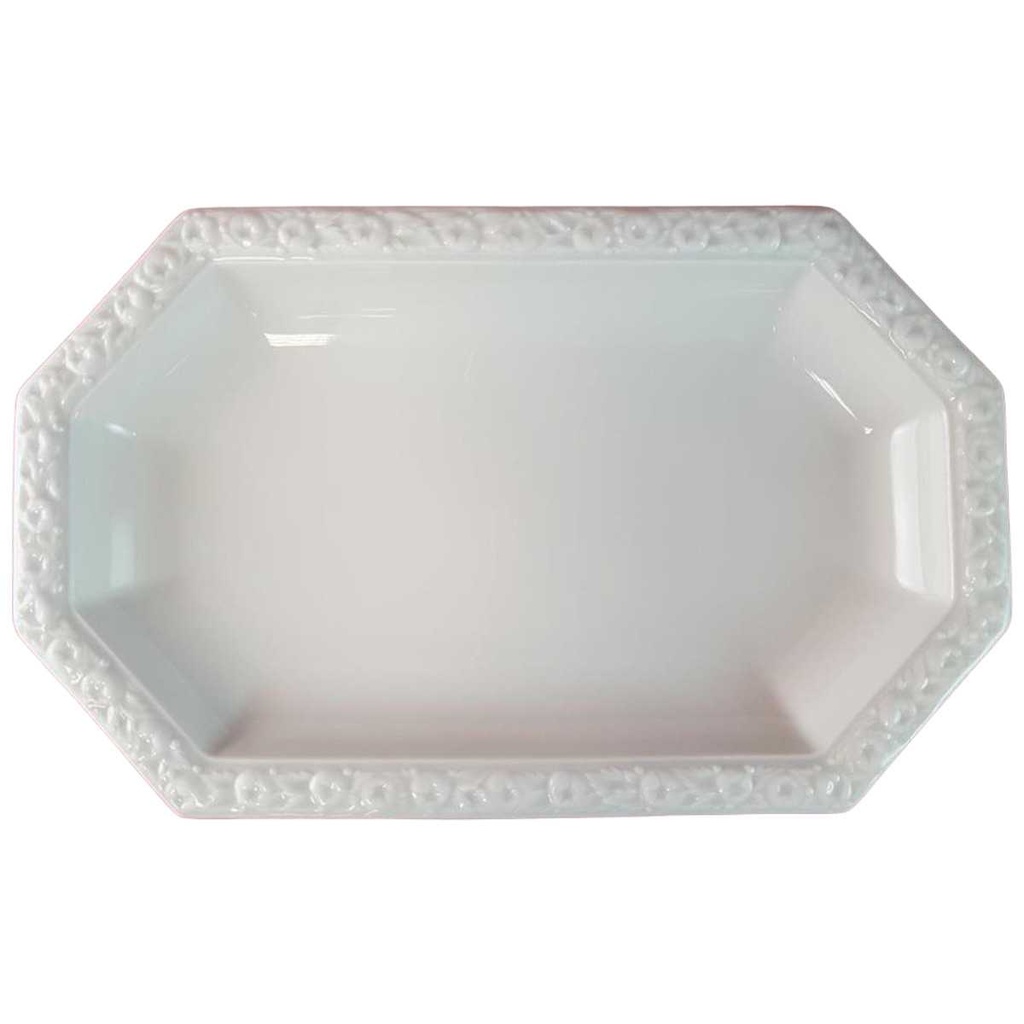 [45815252] Fleischplatte 25x15,3 cm Rosenthal Maria Weiß gebraucht - gut