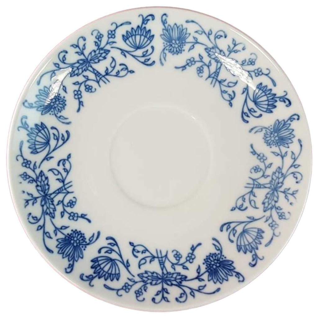 [45815262] Untertasse für Suppe 16,7 cm GKC Bavaria Zwiebelmuster Blau gebraucht - akzeptabel