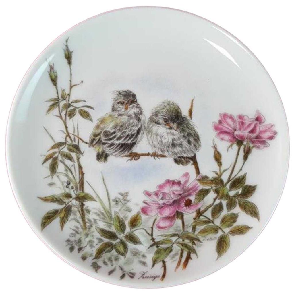 [45815301] Gebäckteller 10,2 cm Seltmann Weiden Vohenstrauß Motive Vögel