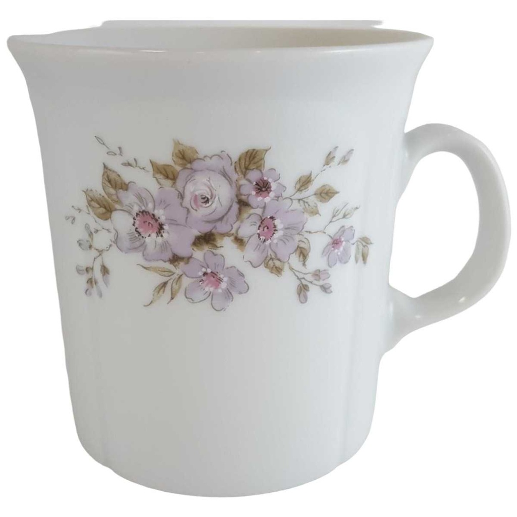 [4581531] Kaffeetasse Tasse Arzberg Corso lila Blüten gebraucht - sehr gut