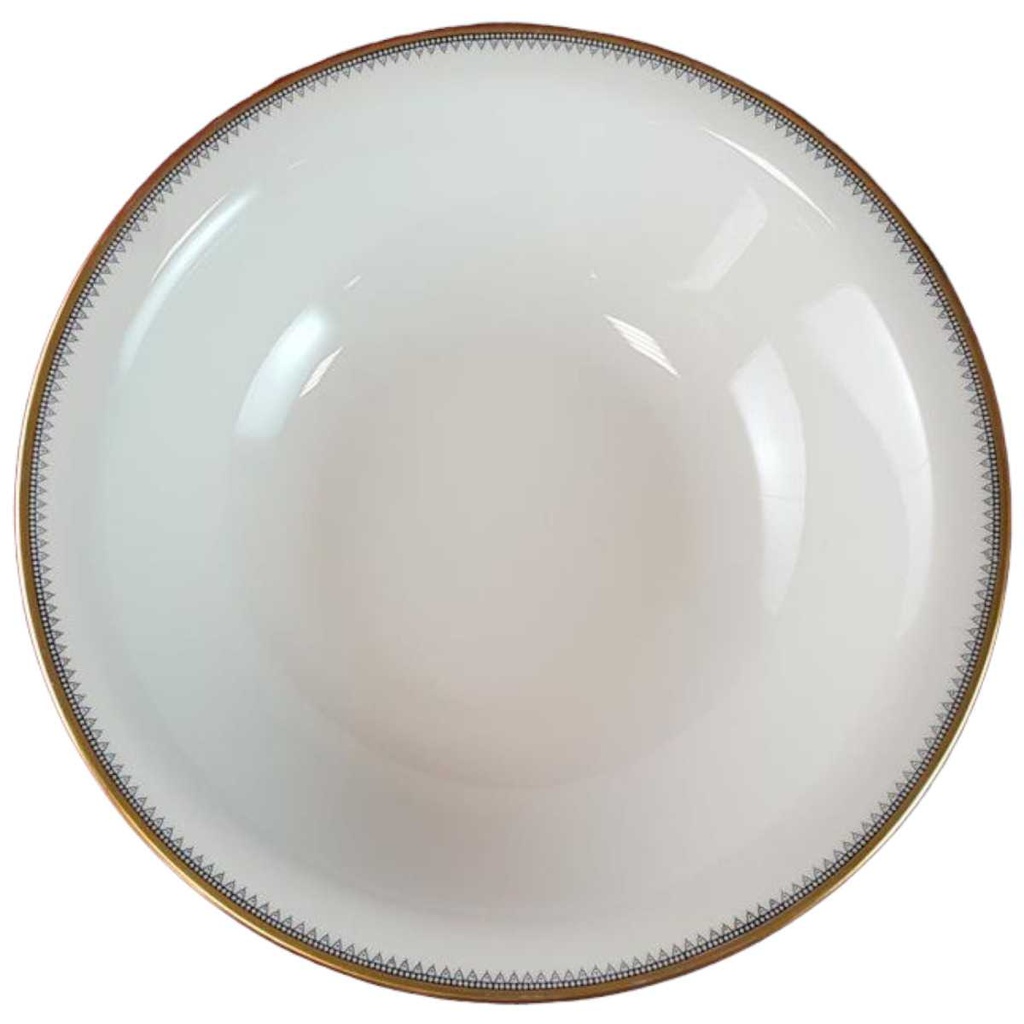 [45815315] Schüssel Goldrand 23,2 cm Eschenbach Alte Formen 010171 Schwarze Ranke gebraucht - gut