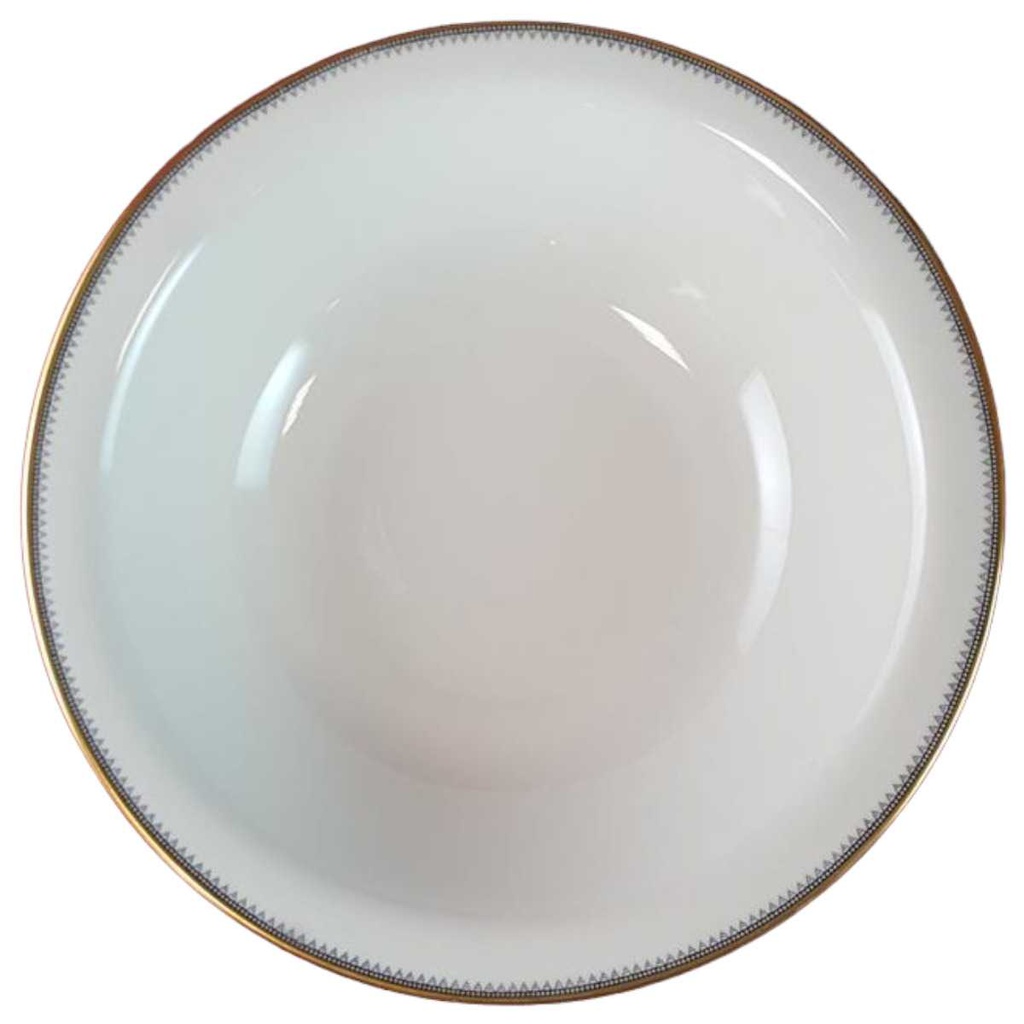 Schüssel Goldrand 26 cm Eschenbach Alte Formen 010171 Schwarze Ranke gebraucht - gut