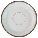 Untertasse Goldrand 15 cm Eschenbach Alte Formen 010171 Schwarze Ranke gebraucht - gut