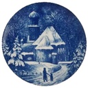 Wandteller Sammelteller Royal Bavaria 1976 Kirche von Kochel am See gebraucht - sehr gut