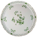 Tortenplatte Kuchenplatte Raynaud & Co. Limoges Fleurie Wilh. Drache Grün gebraucht - sehr gut