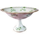 Gebäckschale auf Fuß 15 cm Raynaud & Co. Limoges Fleurie Wilh. Drache gebraucht - sehr gut