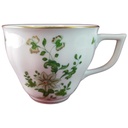 Kaffeetasse Tasse Raynaud & Co. Limoges Fleurie Grün gebraucht - sehr gut