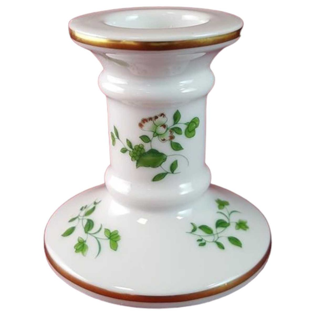 [45815399] Kerzenhalter Kerzenständer Raynaud & Co. Limoges Fleurie Grün gebraucht - sehr gut