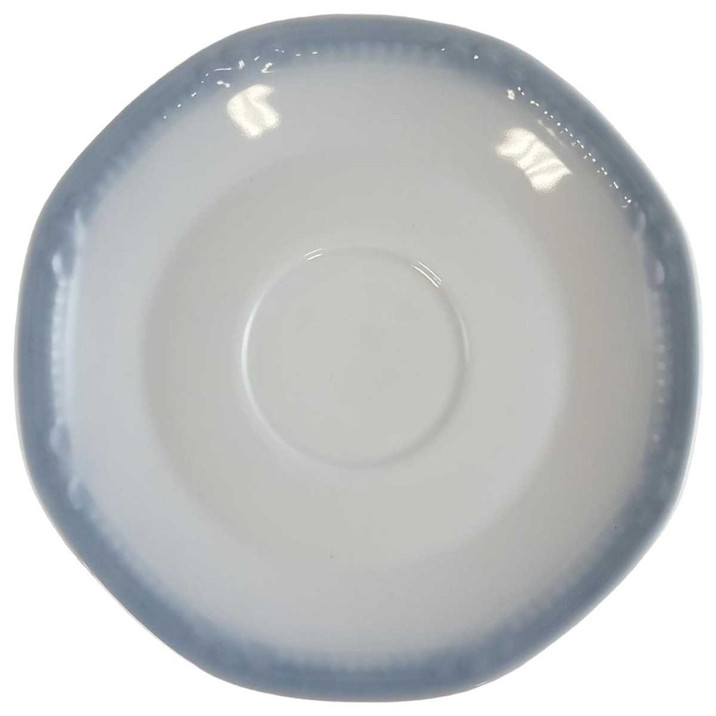 [4581540] Untertasse für Kaffee 15 cm Mitterteich Form 2040 Sissi Blau gebraucht - sehr gut