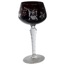 Weinglas Lausitzer Glas Weintraubendekor Römer Goldrubin H 20 cm