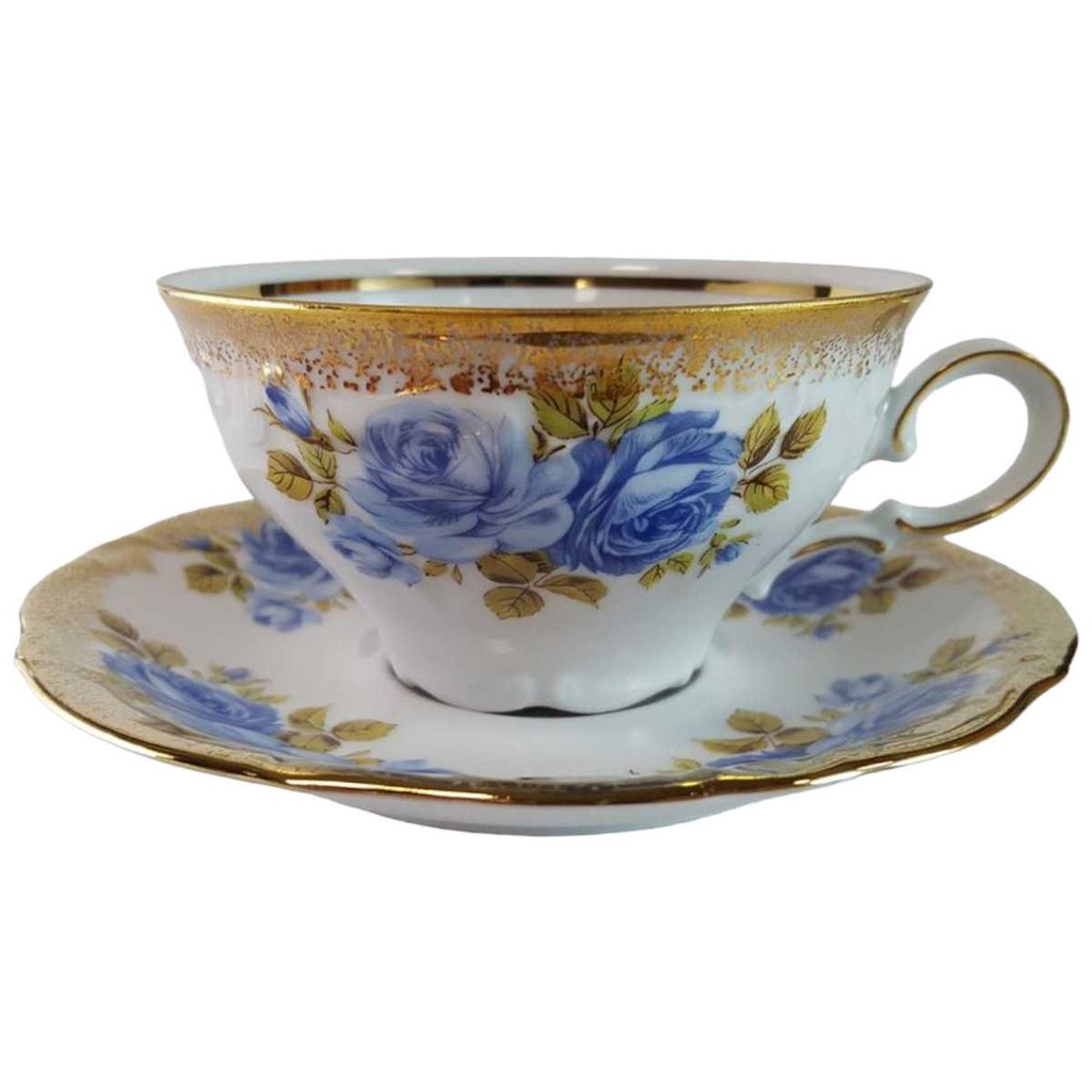 [45815481] Teetasse Sammeltasse Tasse Golddekor Winterling gebraucht - sehr gut