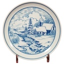 Hutschenreuther Porzellan Wandteller D 19,8 cm Wintermotiv 1