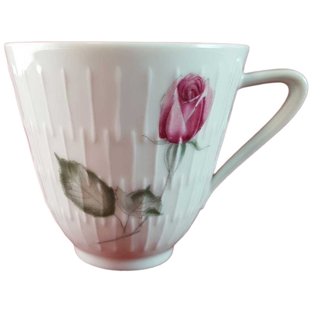 [45815493] Kaffeetasse Tasse Hutschenreuther Apart Rosendekor gebraucht - sehr gut