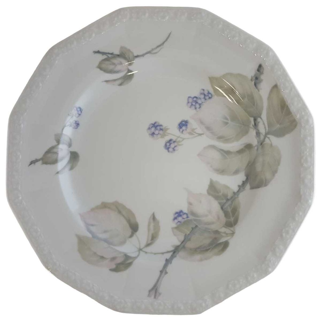 [4581550] Speiseteller Essteller 24,8 cm Rosenthal Maria Brombeere II. Wahl gebraucht - sehr gut