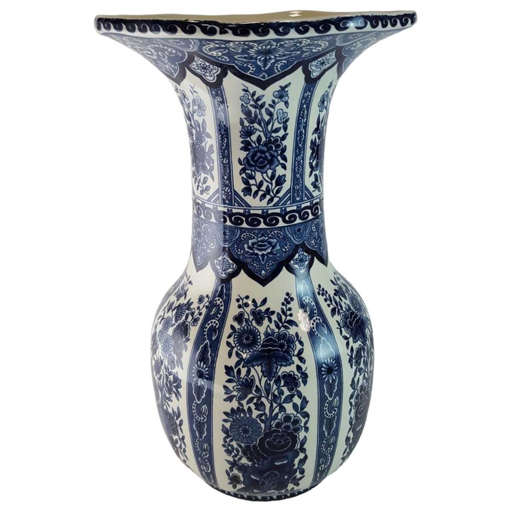 [45815549] Vase 31,5 cm Royal Sphinx Maastricht Delfts florales Dekor gebraucht - gut