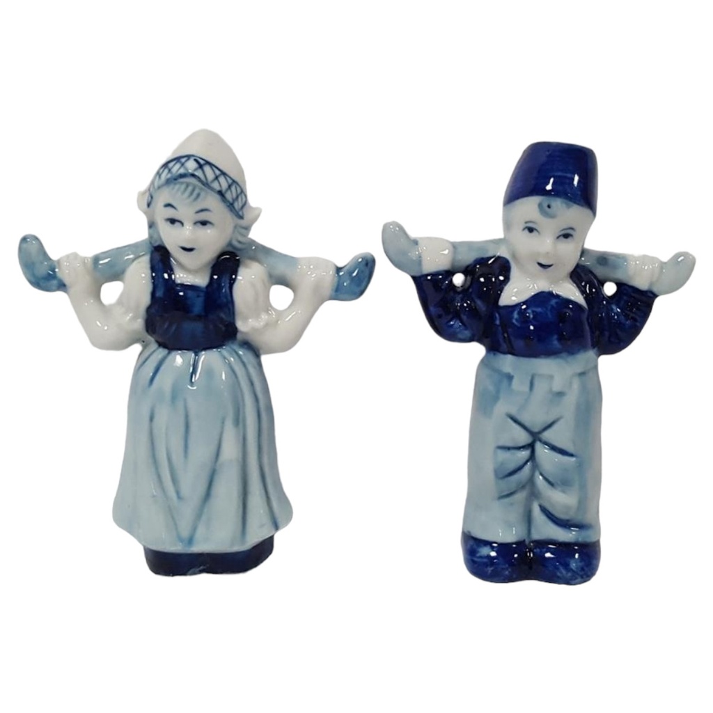 [45815561] Holländische Wasserträger Mädchen und Junge 2 Figuren
