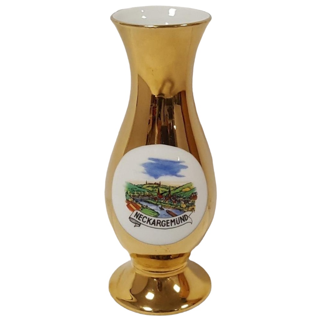 [45815562] Plankenhammer Floss Bavaria Germany Porzellan Vase Tischvase H 14,8 cm