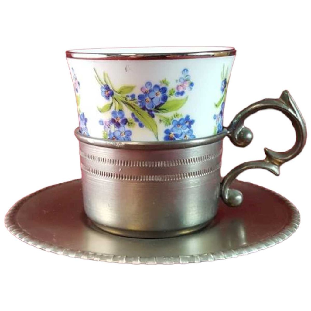 [45815576] Mokkatasse mit Untertasse Tasse Espressotasse 3tlg Bareuther Waldsassen gebraucht - gut