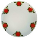 Kuchenteller Dessertteller 19,5 cm Winterling Röslau Retrodekor Rot grün Blumen gebraucht - akzeptabel