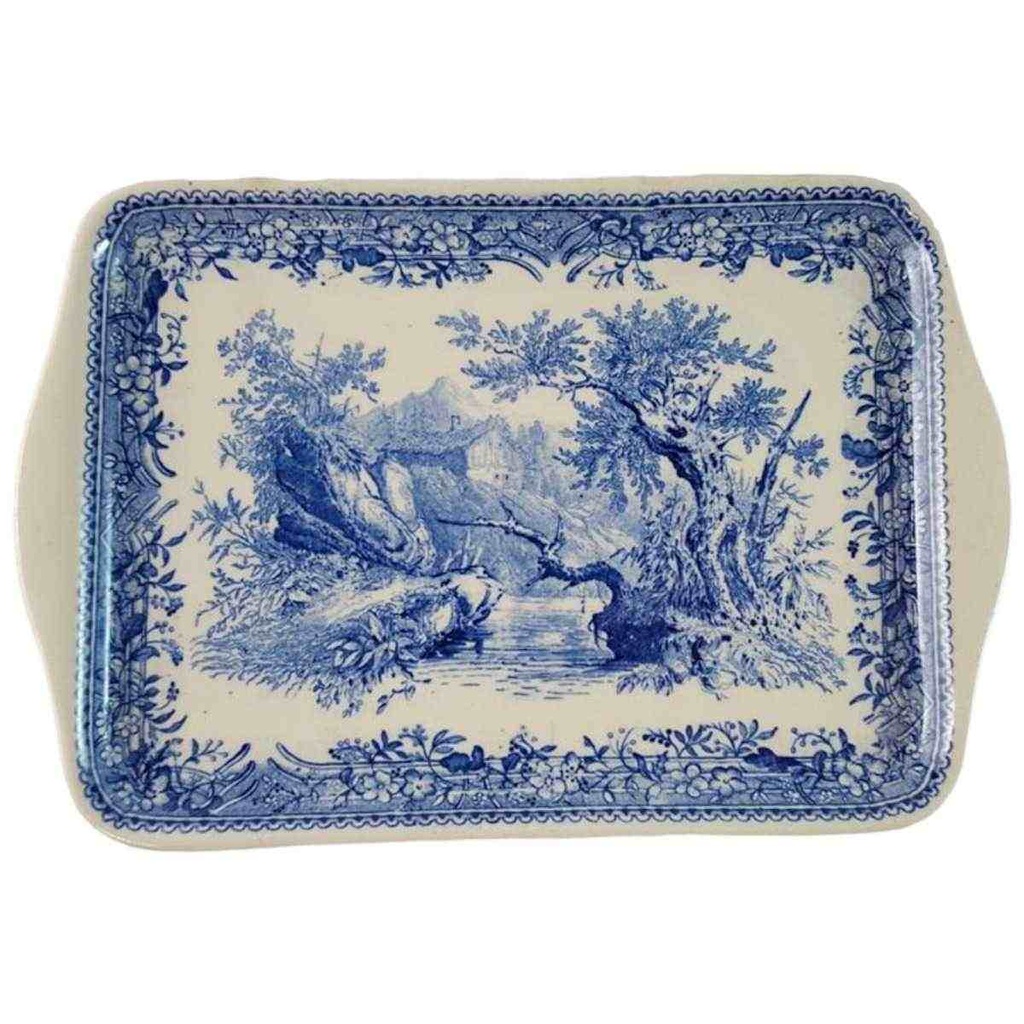 Butterplatte Villeroy & Boch Burgenland Blau gebraucht - akzeptabel