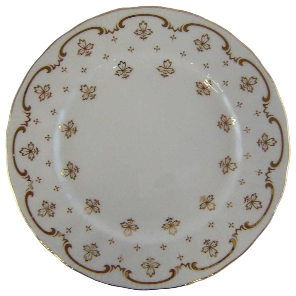 [4581568] Kuchenteller Dessertteller Frühstücksteller Golddekor 20,3 cm Royal Osborne gebraucht - gut