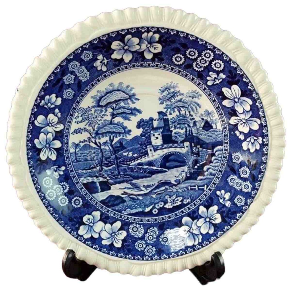 [45815680] Untertasse für Kaffee 14,9 cm Spode Copeland Blue Tower gebraucht - akzeptabel