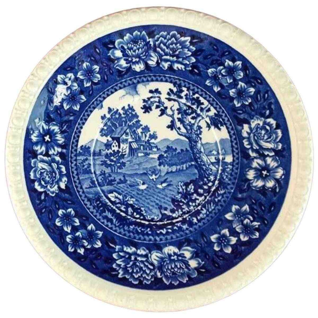 [45815700] Untertasse für Suppe 17,5 cm Villeroy & Boch Rusticana Blau gebraucht - gut