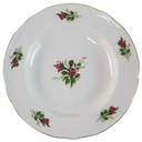 Suppenteller 23,3 cm Seltmann Weiden Wien Moosrose 26477 gebraucht - gut