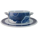 Suppentasse mit Untertasse Villeroy & Boch Blue Cloud gebraucht - sehr gut