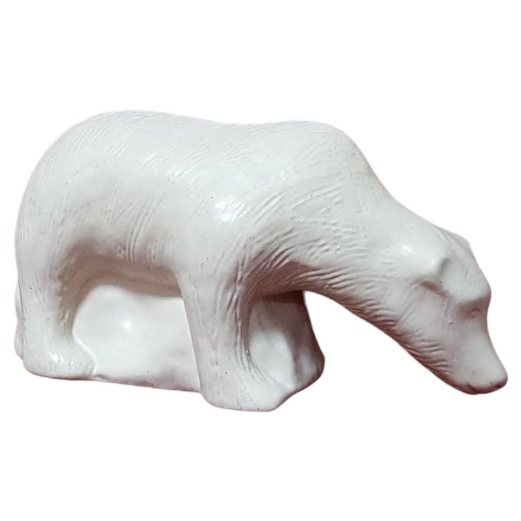 [45815816] Bär Figur Porzellan Deko L 13 cm