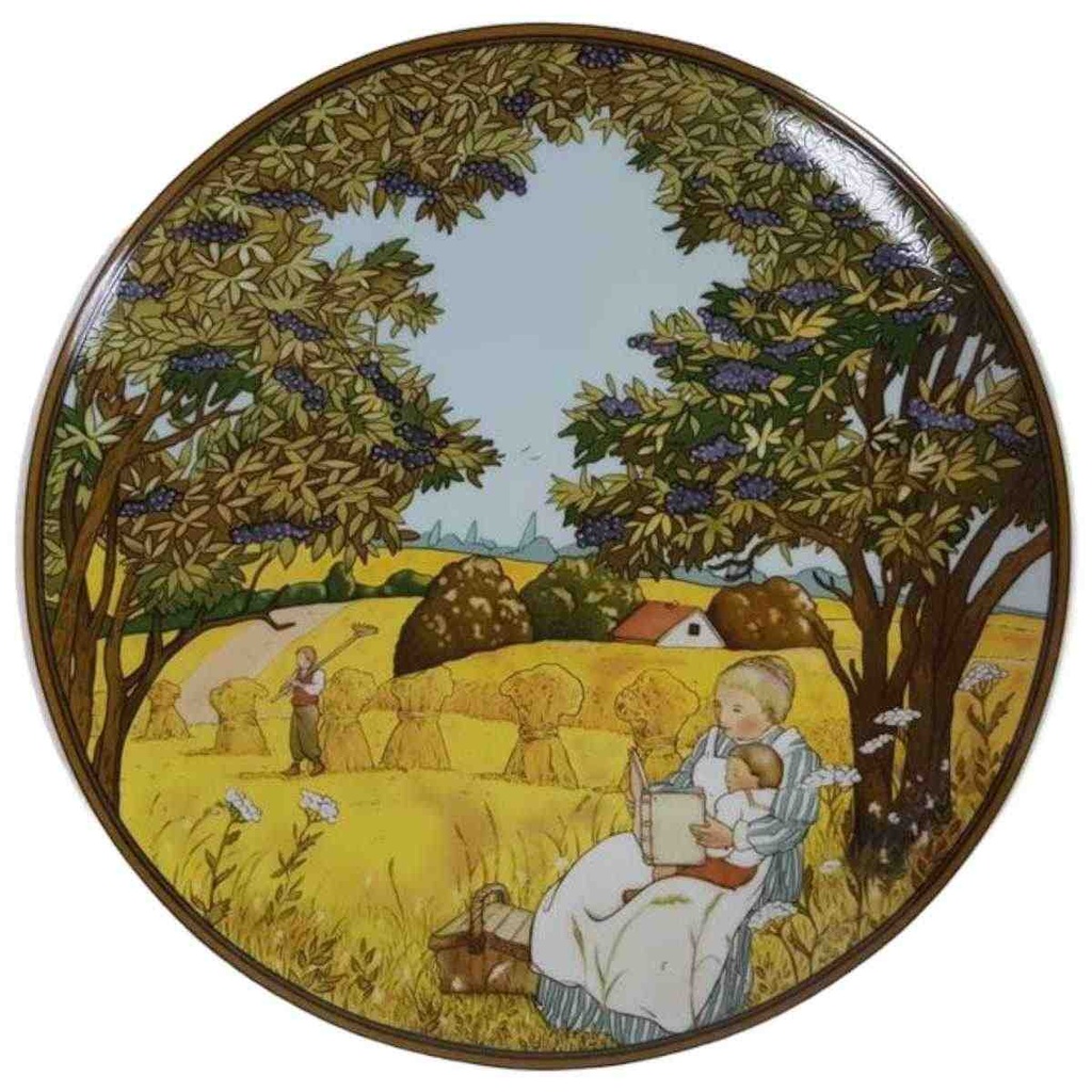 [45815832] Wandteller Villeroy & Boch Heinrich Deutsche Krebshilfe Herbst gebraucht - gut