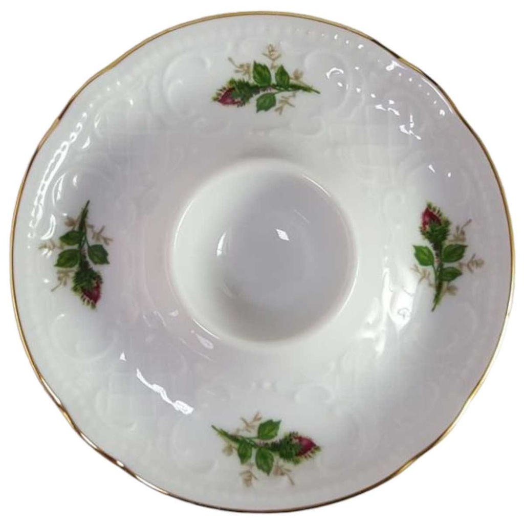 [45815836] Eierbecher mit Schalenablage Seltmann Weiden Wien Moosrose 26477 gebraucht - sehr gut