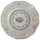 Gebäckschale Konfektschale auf Fuß 19 cm Villeroy & Boch Gallo Leonardo Das Blumenkörbchen gebraucht - gut