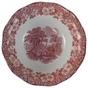 Schüssel 25 cm Enoch Wedgwood Woodland Rot gebraucht - sehr gut