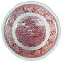 Schüssel Servierschüssel 24,8 cm Adams English Scenic Rot gebraucht - gut