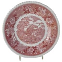 Suppenteller 26 cm Adams English Scenic Rot gebraucht - gut