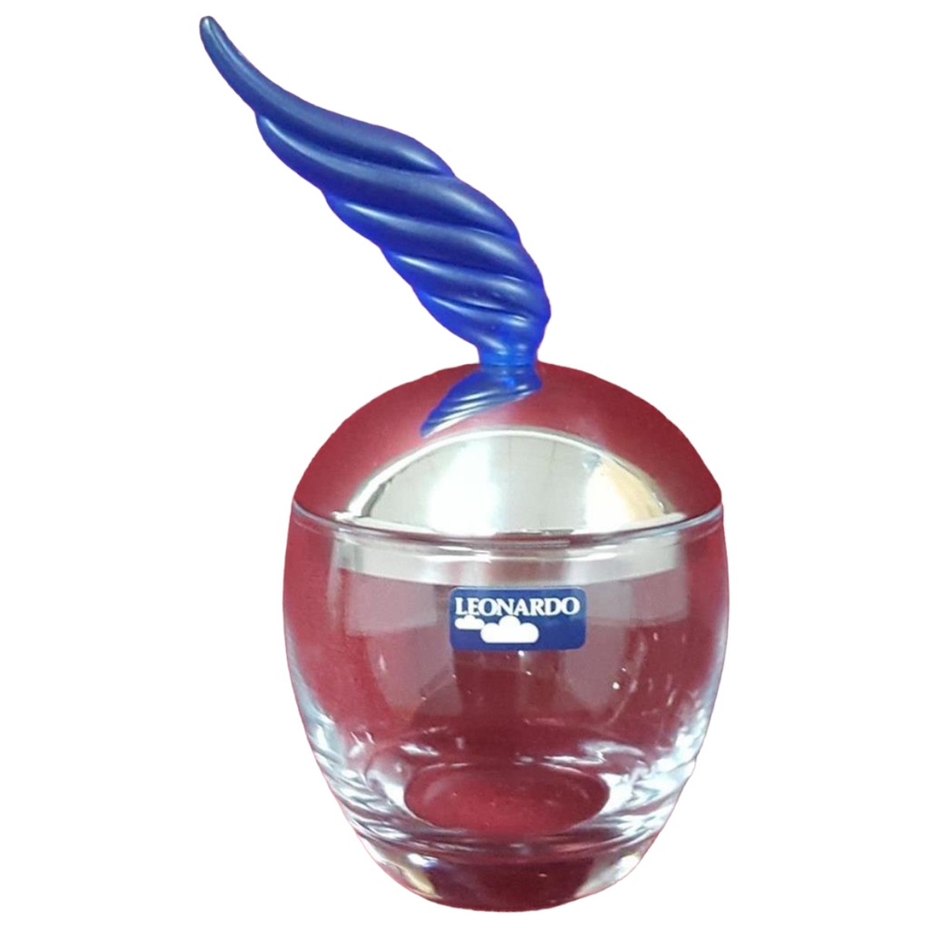 [45815953] Leonardo Glasdose mit Metalldeckel H 17,5 cm