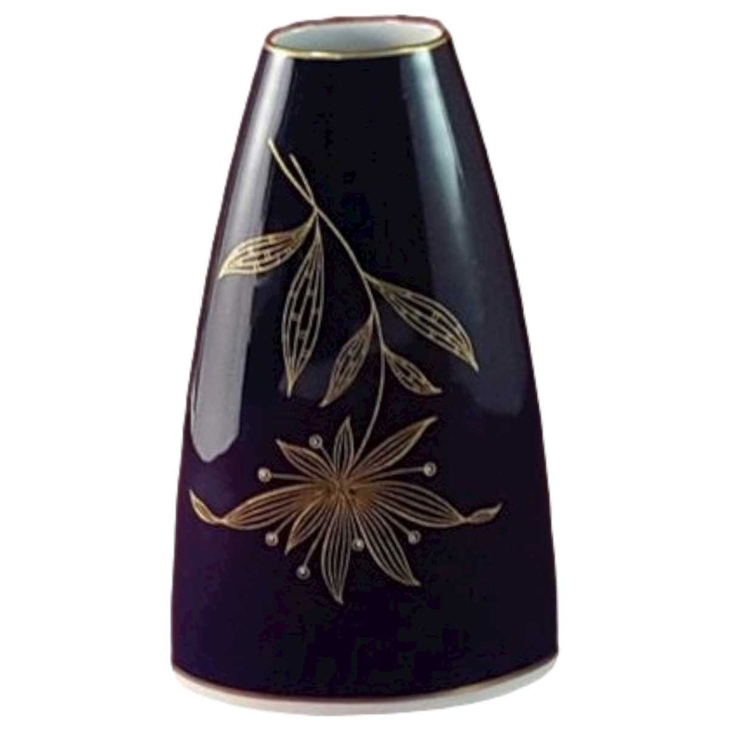 Vase Dekorative 15,7 cm Weimar Porzellan Blumen gebraucht - gut