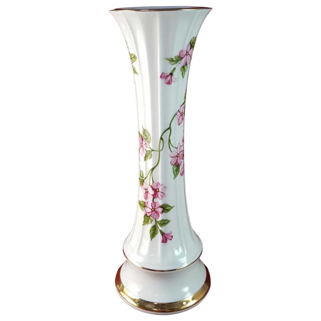 Vase Goldrand 26 cm Retsch Wunsiedel Blumen gebraucht - gut