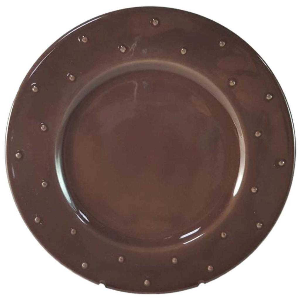 [45815987] Kuchenteller Dessertteller Frühstücksteller 21,3 cm Waechtersbach ReaLife Basic Equipment braun gebraucht - gut